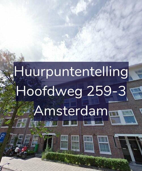 Foto gevel Huurpuntentelling voor Hoofdweg 259-3, Amsterdam