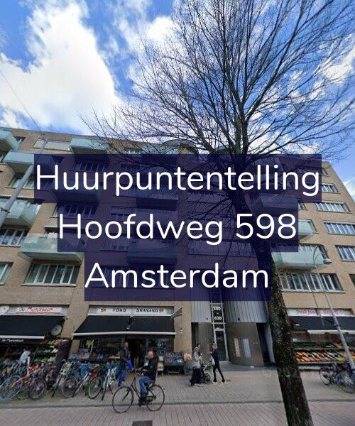 Foto gevel Huurpuntentelling voor Hoofdweg 598, Amsterdam