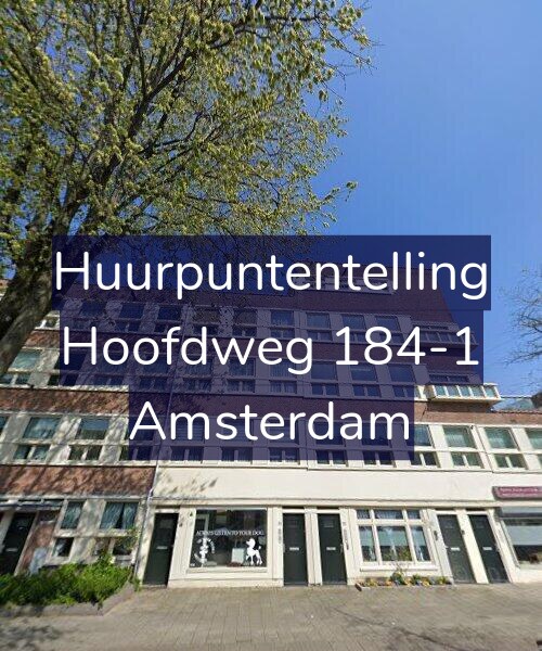 Foto gevel Huurpuntentelling voor Hoofdweg 184-1, Amsterdam