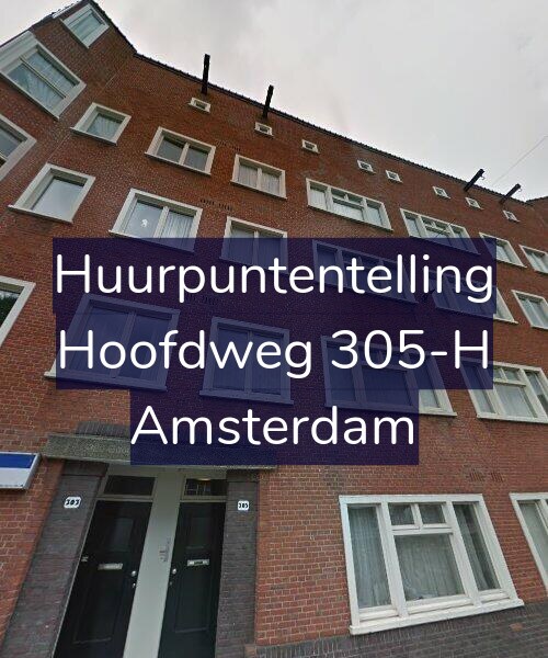 Foto gevel Huurpuntentelling voor Hoofdweg 305-H, Amsterdam