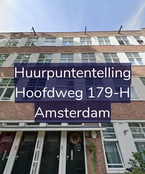 Foto gevel Huurpuntentelling voor Hoofdweg 179-H, Amsterdam