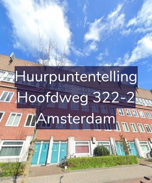 Foto gevel Huurpuntentelling voor Hoofdweg 322-2, Amsterdam