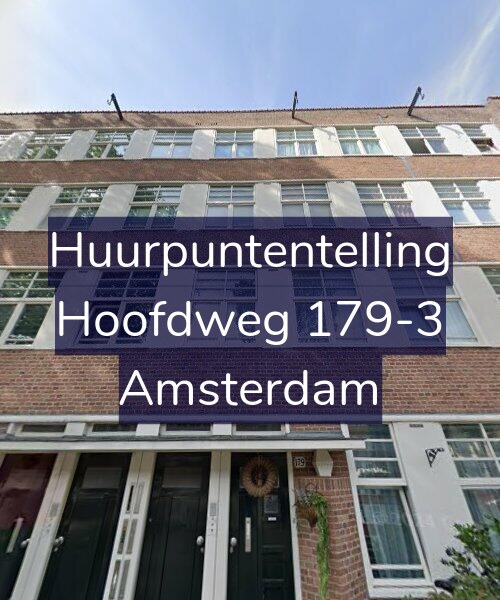 Foto gevel Huurpuntentelling voor Hoofdweg 179-3, Amsterdam