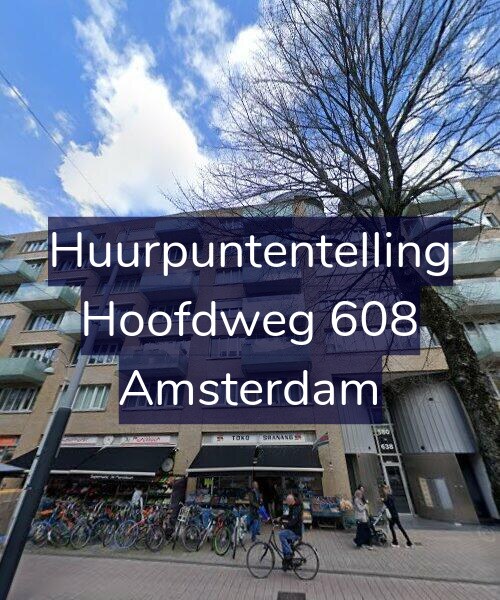 Foto gevel Huurpuntentelling voor Hoofdweg 608, Amsterdam
