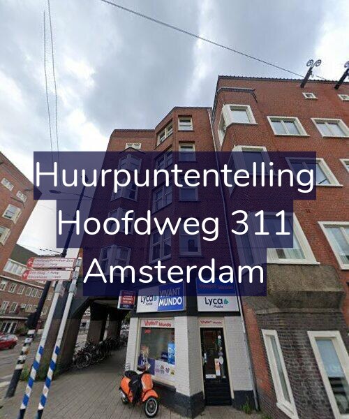 Foto gevel Huurpuntentelling voor Hoofdweg 311, Amsterdam