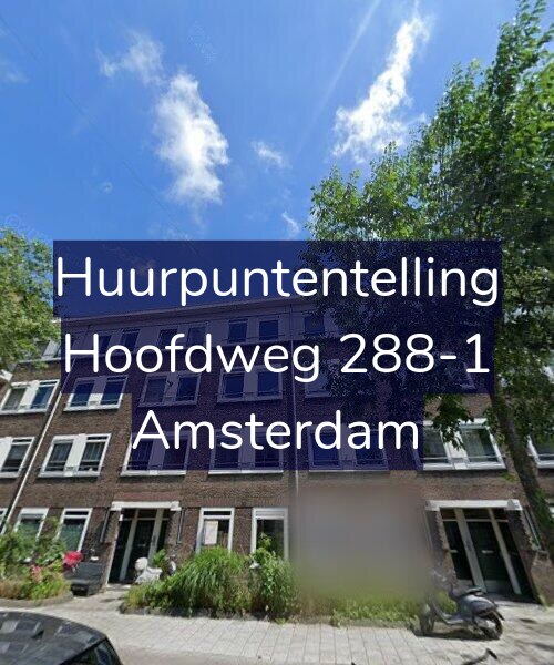 Foto gevel Huurpuntentelling voor Hoofdweg 288-1, Amsterdam