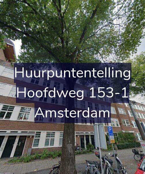 Foto gevel Huurpuntentelling voor Hoofdweg 153-1, Amsterdam