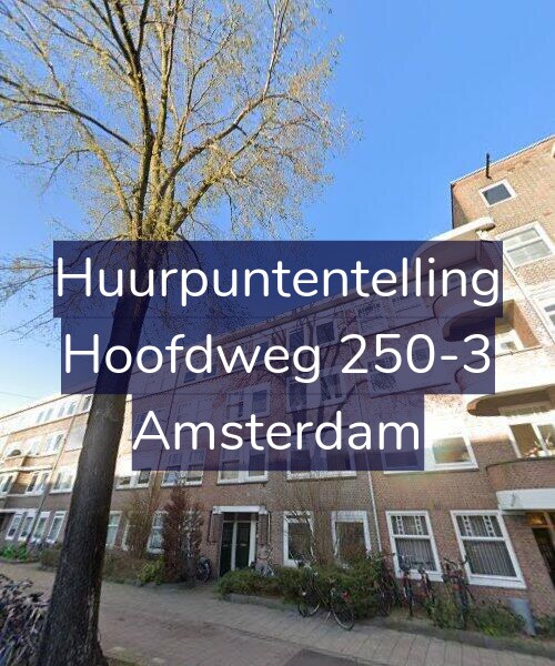 Foto gevel Huurpuntentelling voor Hoofdweg 250-3, Amsterdam