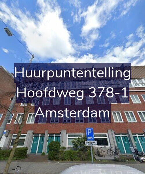 Foto gevel Huurpuntentelling voor Hoofdweg 378-1, Amsterdam