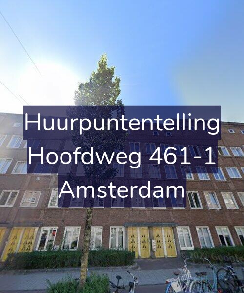 Foto gevel Huurpuntentelling voor Hoofdweg 461-1, Amsterdam