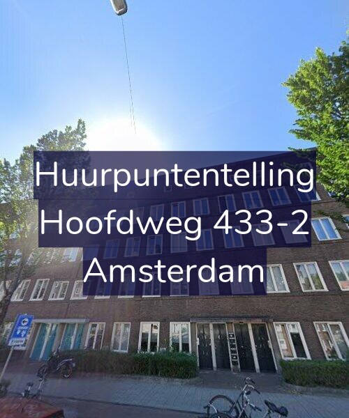 Foto gevel Huurpuntentelling voor Hoofdweg 433-2, Amsterdam