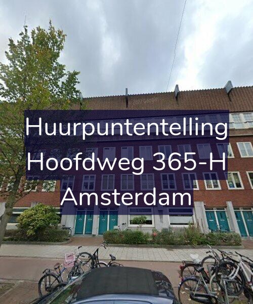 Foto gevel Huurpuntentelling voor Hoofdweg 365-H, Amsterdam
