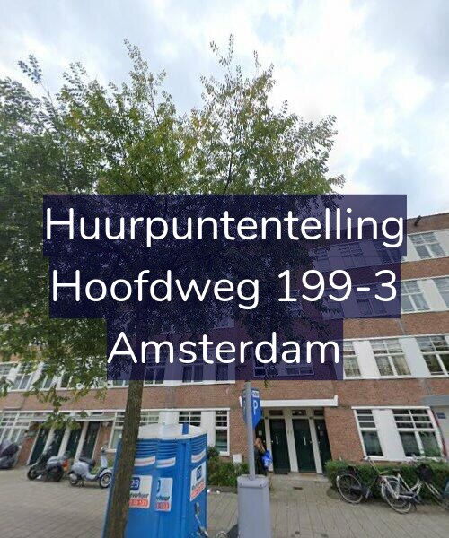 Foto gevel Huurpuntentelling voor Hoofdweg 199-3, Amsterdam