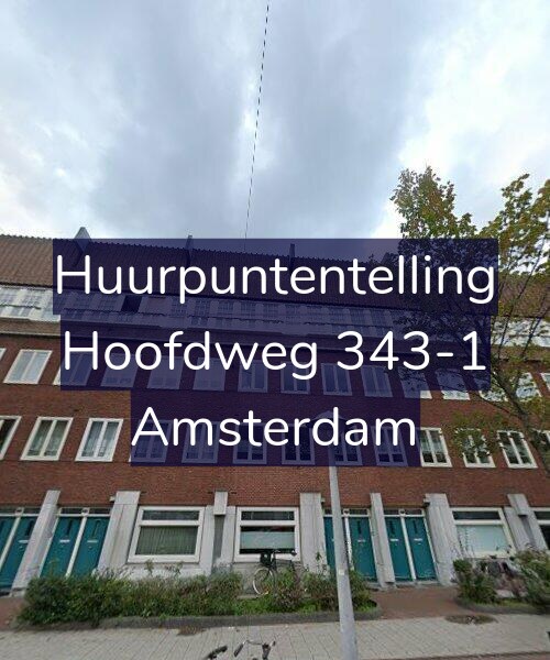 Foto gevel Huurpuntentelling voor Hoofdweg 343-1, Amsterdam