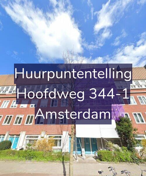 Foto gevel Huurpuntentelling voor Hoofdweg 344-1, Amsterdam