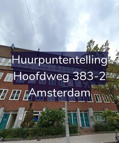 Foto gevel Huurpuntentelling voor Hoofdweg 383-2, Amsterdam