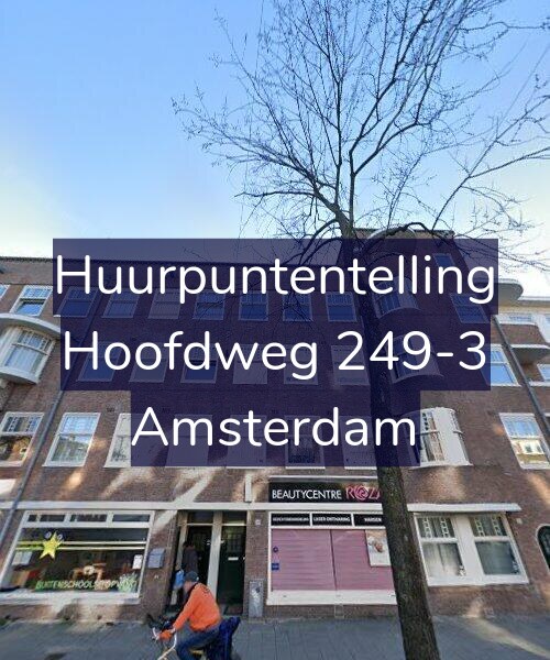 Foto gevel Huurpuntentelling voor Hoofdweg 249-3, Amsterdam