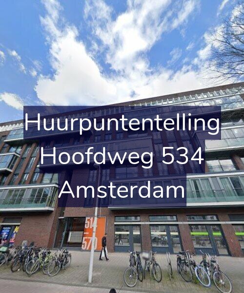 Foto gevel Huurpuntentelling voor Hoofdweg 534, Amsterdam