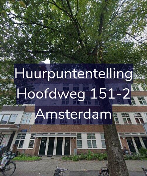 Foto gevel Huurpuntentelling voor Hoofdweg 151-2, Amsterdam