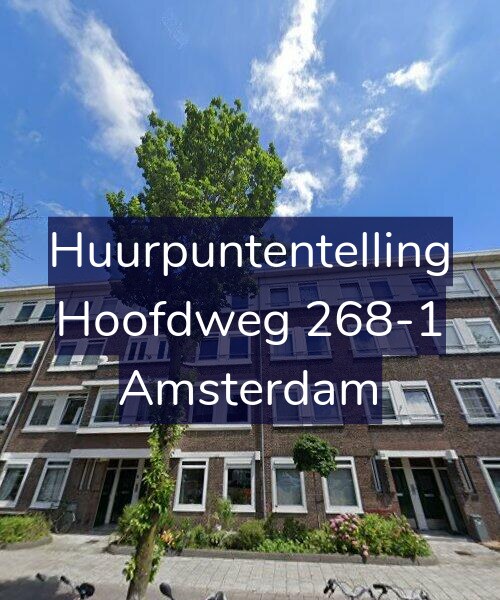 Foto gevel Huurpuntentelling voor Hoofdweg 268-1, Amsterdam