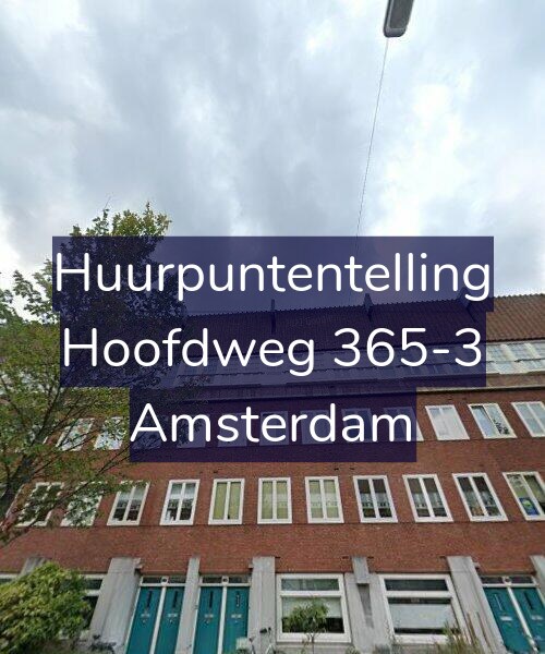 Foto gevel Huurpuntentelling voor Hoofdweg 365-3, Amsterdam