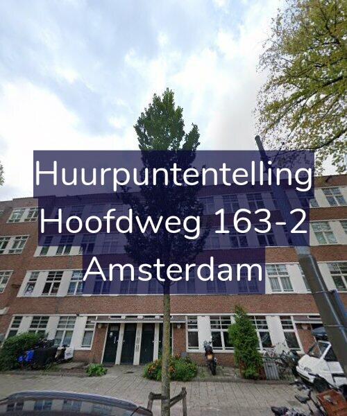 Foto gevel Huurpuntentelling voor Hoofdweg 163-2, Amsterdam