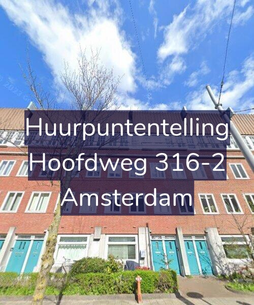 Foto gevel Huurpuntentelling voor Hoofdweg 316-2, Amsterdam