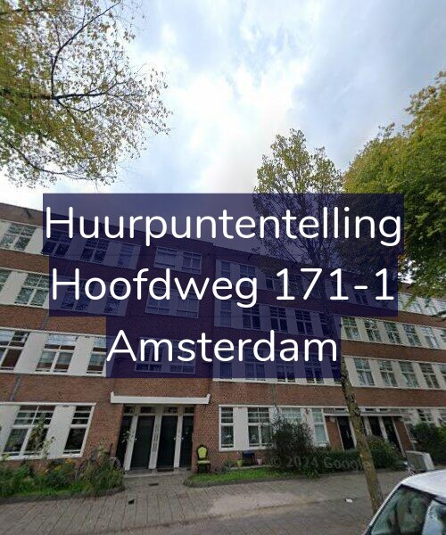 Foto gevel Huurpuntentelling voor Hoofdweg 171-1, Amsterdam