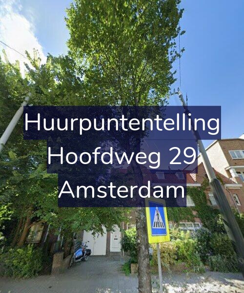 Foto gevel Huurpuntentelling voor Hoofdweg 29, Amsterdam