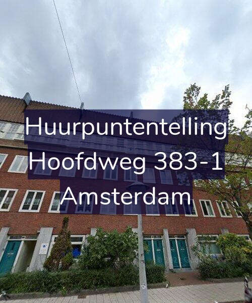 Foto gevel Huurpuntentelling voor Hoofdweg 383-1, Amsterdam