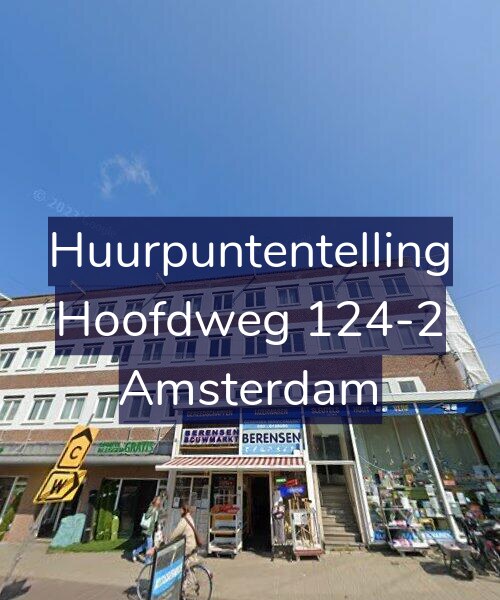Foto gevel Huurpuntentelling voor Hoofdweg 124-2, Amsterdam