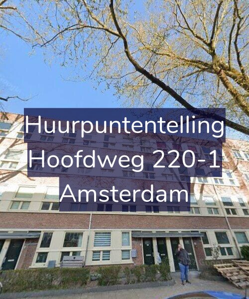 Foto gevel Huurpuntentelling voor Hoofdweg 220-1, Amsterdam