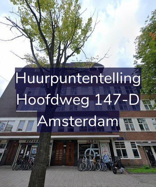 Foto gevel Huurpuntentelling voor Hoofdweg 147-D, Amsterdam