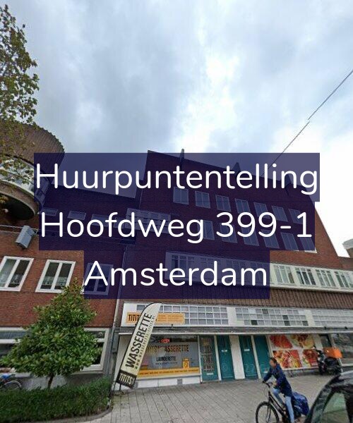 Foto gevel Huurpuntentelling voor Hoofdweg 399-1, Amsterdam