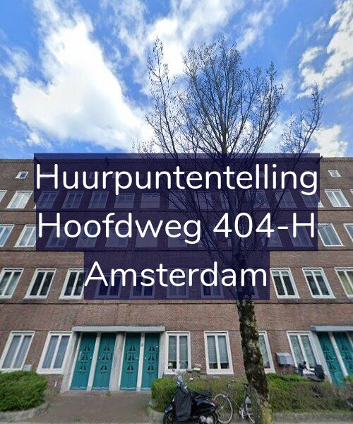 Foto gevel Huurpuntentelling voor Hoofdweg 404-H, Amsterdam