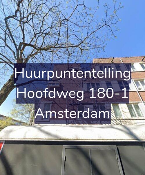 Foto gevel Huurpuntentelling voor Hoofdweg 180-1, Amsterdam