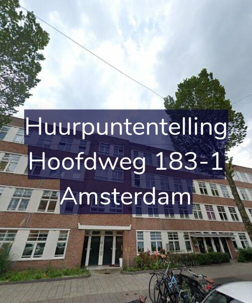 Foto gevel Huurpuntentelling voor Hoofdweg 183-1, Amsterdam