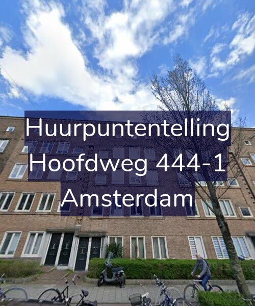 Foto gevel Huurpuntentelling voor Hoofdweg 444-1, Amsterdam