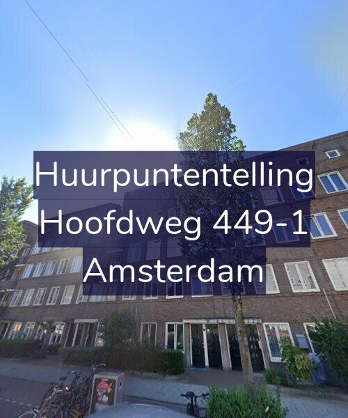 Foto gevel Huurpuntentelling voor Hoofdweg 449-1, Amsterdam