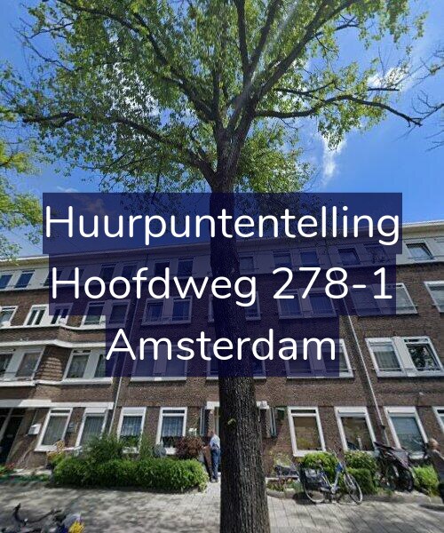 Foto gevel Huurpuntentelling voor Hoofdweg 278-1, Amsterdam