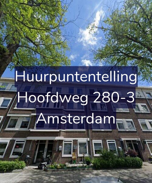Foto gevel Huurpuntentelling voor Hoofdweg 280-3, Amsterdam