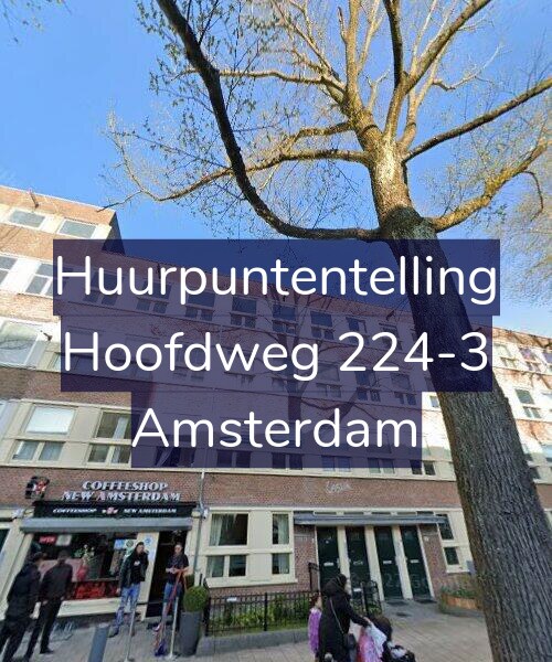 Foto gevel Huurpuntentelling voor Hoofdweg 224-3, Amsterdam