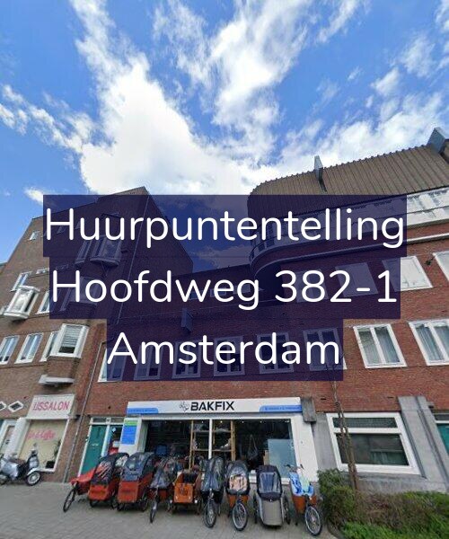 Foto gevel Huurpuntentelling voor Hoofdweg 382-1, Amsterdam
