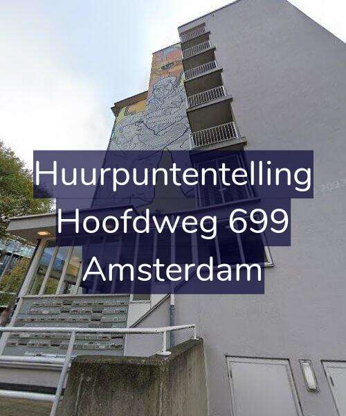 Foto gevel Huurpuntentelling voor Hoofdweg 699, Amsterdam