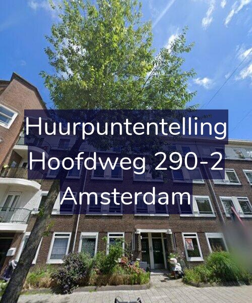 Foto gevel Huurpuntentelling voor Hoofdweg 290-2, Amsterdam