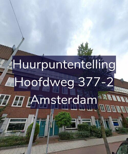 Foto gevel Huurpuntentelling voor Hoofdweg 377-2, Amsterdam
