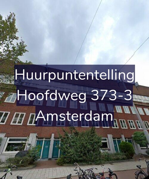 Foto gevel Huurpuntentelling voor Hoofdweg 373-3, Amsterdam