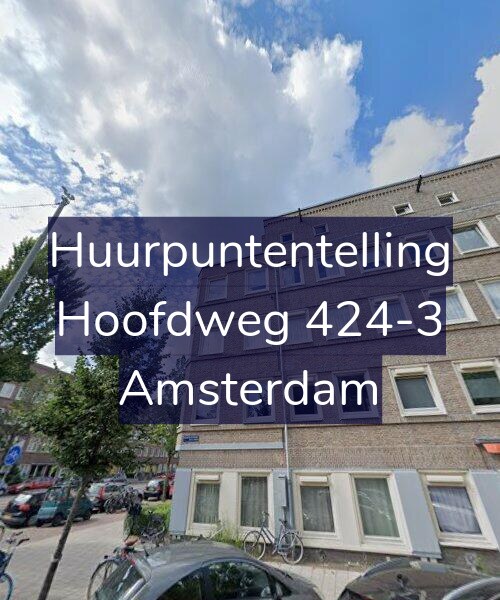 Foto gevel Huurpuntentelling voor Hoofdweg 424-3, Amsterdam