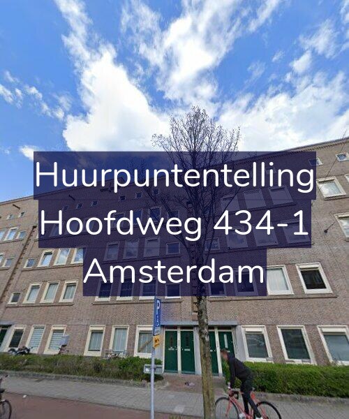 Foto gevel Huurpuntentelling voor Hoofdweg 434-1, Amsterdam