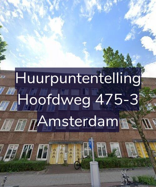 Foto gevel Huurpuntentelling voor Hoofdweg 475-3, Amsterdam